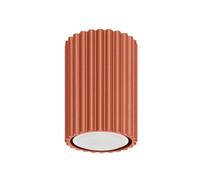 Sollux Lighting Karbon Aluminum Red Ochre 1 Lights Minimalist Ceiling Light