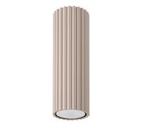 Sollux Lighting Karbon Aluminum Taupe 1 Lights Minimalist Ceiling Light