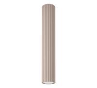 Sollux Lighting Karbon Aluminum Taupe 1 Lights Minimalist Ceiling Light