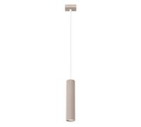 Sollux Lighting Karbon Aluminum Taupe 1 Lights Minimalist Pendant Ceiling Light