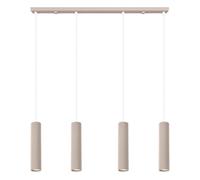 Sollux Lighting Karbon Aluminum Taupe 4 Lights Modern Pendant Lamps