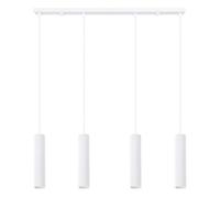 Sollux Lighting Karbon Aluminum White 4 Lights Modern Pendant Lamps