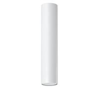 SOLLUX lighting Lagos 30 Ceiling Lamp | Modern Design with Cylindrical Shade, Industrial Style | Replaceable GU10 Bulb, 1 x 40 W | Powder Coated Steel, White, 6 x 6 x 6 x 30 cm