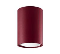Sollux Lighting Lagos Steel Burgundy 1 Lights Modern Ceiling Lamps