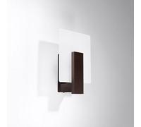 Sollux Lighting Lappo Wood Bronze 1 Light Classic Wall Light