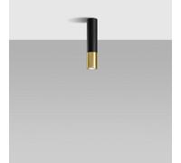 Sollux Lighting Loopez Steel Black 1 Light Classic Ceiling Light