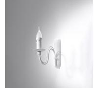 Sollux Lighting Minerwa Steel White 1 Light Classic Wall Light