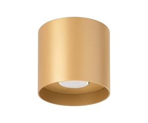 Sollux Lighting Minimalistic Ceiling Lamp 11x12x12cm 1xLight in Gold | Size: 11 x 12 x 12 cm Sollux Lighting Gold 11 x 12 x 12 cm