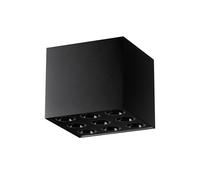 Sollux Lighting Minimalistic Ceiling Lamp 8.3x9.5x9.5cm 9xLight 4000K in Black | Size: 8.3x9.5x9.5 cm Sollux Lighting Black 8.3x9.5x9.5 cm