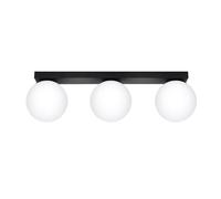 Sollux Lighting Modern Ceiling Lamp 14.5x50x12cm 3xLight in Black | Size: 14.5x50x12 cm Sollux Lighting Black 14.5x50x12 cm
