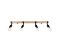 Sollux Lighting Modern Ceiling Lamp 14x89x15cm 4xLight in Black | Size: 14 x 89 x 15 cm Sollux Lighting Black 14 x 89 x 15 cm