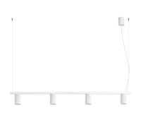SOLLUX lighting Modern GU10 LED Chandelier 4-Bulb Carbon White