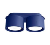Sollux Lighting Modo Aluminum Ultramarine 2 Lights Minimalist Ceiling Lamps