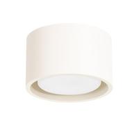 SOLLUX lighting Modo Ceiling Light Round Flat Gx53 LED 1-Bulb Beige