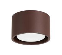 SOLLUX lighting Modo Ceiling Light Round Flat Gx53 LED 1-Bulb Brown