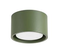 SOLLUX lighting Modo Ceiling Light Round Flat Gx53 LED 1-Bulb Olive Green