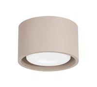 SOLLUX lighting Modo Ceiling Light Round Flat Gx53 LED 1-Bulb Taupe