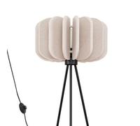 Sollux Lighting Mula Felt/steel Beige/black 1 Lights Modern Floor Lamp