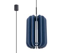 Sollux Lighting Mula Felt/steel Navy Blue/black 1 Lights Modern Pendant Ceiling Light
