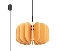 Sollux Lighting Mula Felt/steel Yellow/black 1 Lights Modern Pendant Ceiling Light