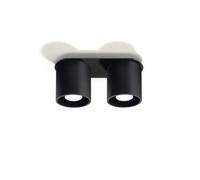 Sollux Lighting Or luminium Black 2 Light Classic Ceiling Light