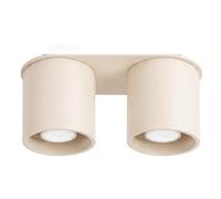 Sollux Lighting Or luminum Beige 2 Lights Modern Ceiling Lamps
