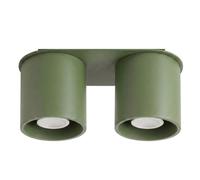 Sollux Lighting Or luminum Olive Green 2 Lights Modern Ceiling Lamps
