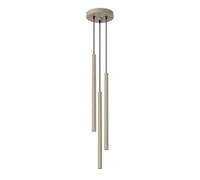 Sollux Lighting Pastelo Steel Taupe 3 Lights Modern Pendant Lamps