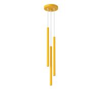 Sollux Lighting Pastelo Steel Yellow 3 Lights Modern Pendant Lamps