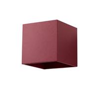 Sollux Lighting Quad Aluminum Burgundy 1 Lights Modern Wall Lamps