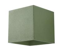 Sollux Lighting Quad Aluminum Olive Green 1 Lights Modern Wall Lamps