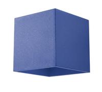 Sollux Lighting Quad Aluminum Ultramarine 1 Lights Modern Wall Lamps