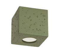 Sollux Lighting Quad Concrete Olive Green 1 Lights Industrial Ceiling Light
