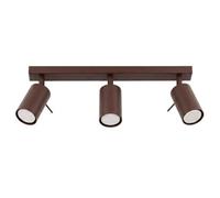 Sollux Lighting Ring Steel Brown 3 Lights Modern Ceiling Lamps
