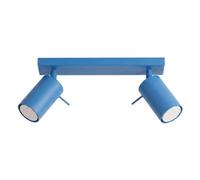 Sollux Lighting Ring Steel Light Blue 2 Lights Modern Ceiling Lamps
