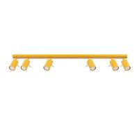 Sollux Lighting Ring Steel Yellow 6 Lights Modern Ceiling Lamps