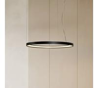 SOLLUX LIGHTING Rio 78 LED pendant light, horizontal, 3,000K, black