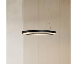 SOLLUX LIGHTING Rio 78 LED pendant light, horizontal, 3,000K, black