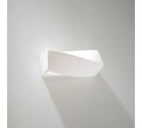 Sollux Lighting Sigma Mini Ceramic & Glass White 1 Light Classic Wall Light