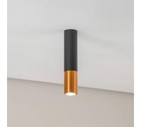SOLLUX LIGHTING Thalassa downlight, black/copper, height 29 cm, 1-bulb.
