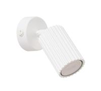SOLLUX lighting Wall lamp KARBON White with a Switch