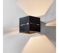 SOLLUX LIGHTING Wall light Top up/down, black body