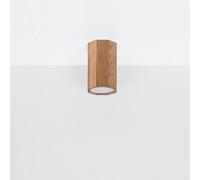 Sollux Lighting Zake Wood Bronze 1 Light Classic Ceiling Light