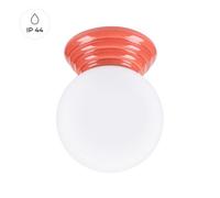 Sollux Lighting Zori Glazed Ceramics/glass Peach 1 Lights Minimalist Ceiling Light