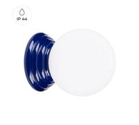Sollux Lighting Zori Glazed Ceramics/glass Ultramarine 1 Lights Minimalist Wall Light