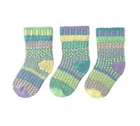 Solmate Girl's Lavender Girls Socks 1 Pair + 1 Spare Mismatched Odd Socks | Size: 6-8 Years Solmate Multicolor 6-8 Years