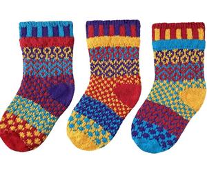 Solmate Kids Novelty Mismatched Socks 1 Pair + 1 Spare - - Size: 9-10y