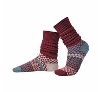 Solmate Mismatched Slouch Sweater Fusion Socks - Nori | Size: 4-6 Solmate Multicolor 4-6