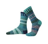 Solmate Mismatched Unisex Crew Socks Evergreen UK 8-10 Solmate Multicolor 8-10
