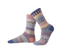 Solmate Mismatched Unisex Crew Socks Mirage UK 8-10 Solmate Multicolor 8-10